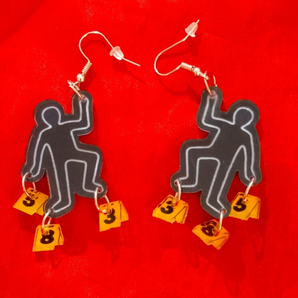 Chalk Line Guy Earrings (NWT)